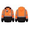 Winter High-Visibility Orange Bomber Jacket Fleece lining 203R