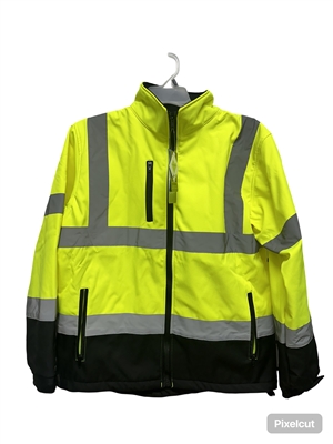 Light weight High-Visibility  Lime outdoor Jacket windproof 208