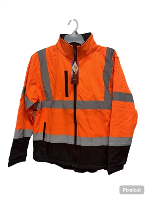 Light weight High-Visibility  orange outdoor Jacket windproof 208