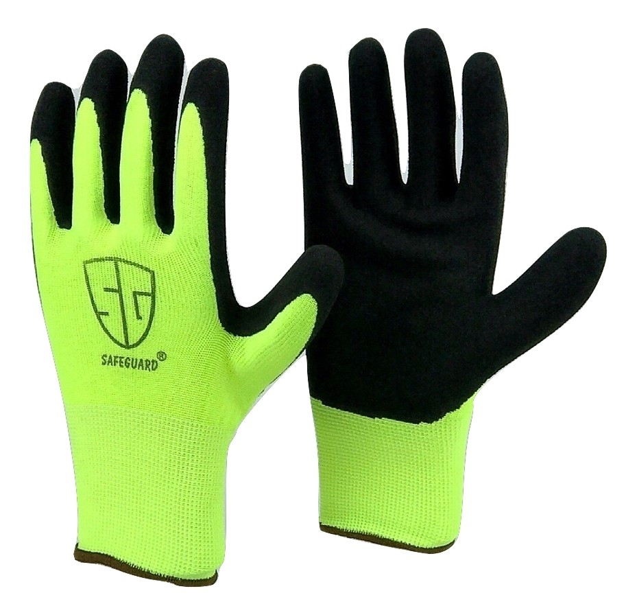 1pair Nylon Coating Gloves For Safety, Protection, Anti-Slip, Gardening,  Dotting, Construction, Warehouse, Packaging, Moving, Automotive  Maintenance