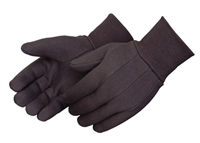 Brown Jersey cotton/ploy work gloves 300 pairs