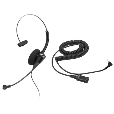 Chameleon 2102 Monaural Telephone Headset w/ 2.5mm Cord