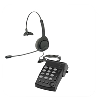 Air Series Single Ear Noise Canceling Headset - w/ DA202 Telephone
