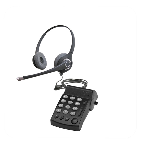 Flex Series Dual Ear Noise Canceling Headset - w/ DA202 Telephone