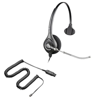 Plantronics HW251 SupraPlus Headset w/ Voice Tube - 26716-01 Amplifier/Cisco Direct Connect Cable Bundle