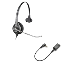 Plantronics HW251 SupraPlus Headset w/ Voice Tube - Cisco Cable - 2.5mm N1-QD Bundle