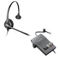 Plantronics HW251N SupraPlus Headset w/ Noise Canceling Mic - M22 Vista Amplifier Bundle