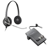 Plantronics HW261 SupraPlus Headset w/ Voice Tube - M22 Vista Amplifier Bundle