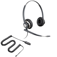 Plantronics HW720 EncorePro Headset w/ Noise Canceling Mic - HIC Adapter Cable Bundle