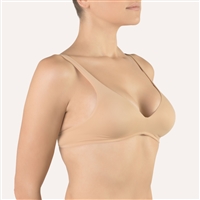 Nude smooth soft cup bra without underwire