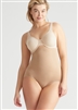 Nude smooth and seam-free high-waist shaping brief that sits just below the bra line with targeted waist shaping.