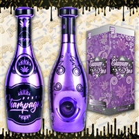 Champagne Pip'n Glass Hand Pipe | Purple