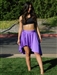 Crossover Skirt (Velvet)