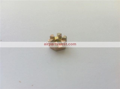 404-392 nut castellated thin Piper Aircraft NEW