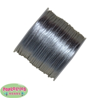 1mm gray Satin Bead Cording