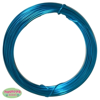 1mm cyan blue aluminum beading wire