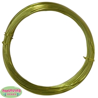 1mm lime green aluminum beading wire