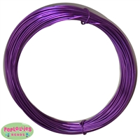 1mm Purple aluminum beading wire 18 Gauge