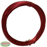 1mm red aluminum beading wire