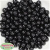 10mm Bulk Black Acrylic Faux Pearls