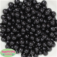10mm Black Faux Pearl Beads sold in packages of 50 beads