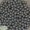 10mm Gray Faux Pearl Beads sold in packages of 50 beads