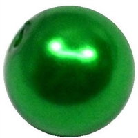 10mm Green Faux Pearl Beads sold individually