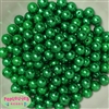 10mm Green Faux Pearl Beads sold in packages of 50 beads