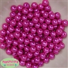 10mm Bulk Hot Pink Acrylic Faux Pearls sold in 475pc