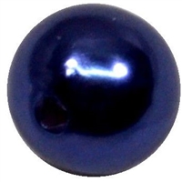 10mm Navy Blue Faux Pearl Beads sold individually