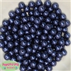 10mm Bulk Navy Blue Acrylic Faux Pearls sold in 475pc