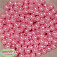 10mm Light Pink Faux Pearl Beads sold in packages of 50 beads