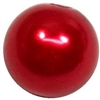 10mm Red Faux Pearl Beads sold individually