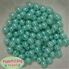 10mm Turquoise Acrylic Faux Pearl Beads 475pc