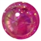 12mm Hot Pink AB Finish Clear Acrylic Bubblegum Bead