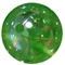 12mm Lime Green AB Finish Clear Acrylic Bubblegum Bead