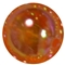 12mm Orange AB Finish Clear Acrylic Bubblegum Bead