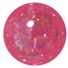 12mm Pink AB Finish Clear Acrylic Bubblegum Bead