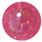 12mm Pink AB Finish Clear Acrylic Bubblegum Bead