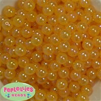 12mm Gold AB Finish Bubble Acrylic Bubblegum Beads