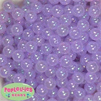 12mm Lavender Bubble Bead Acrylic Bubblegum Beads Bulk