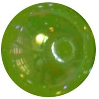 12mm Acrylic Lime Green bubble Bead