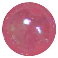 12mm Acrylic Pink bubble Bead