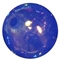 12mm Acrylic Royal blue bubble Bead