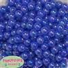 12mm Acrylic Royal Blue Bubble Bubblegum Beads 200pc
