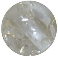 12mm Acrylic White Clear Marble Bead