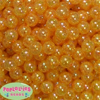 12mm Gold Crackle Bubblegum Beads sold in packages of 50 beads
