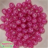 12mm bulk Hot Pink  Crackle Beads 200 pc