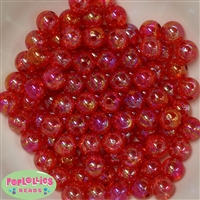 12mm bulk Red Crackle Beads 200 pc