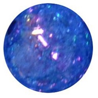 12mm Acrylic Royal Blue Crackle Bubblegum Beads sold by the bead
